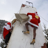 Campeonato de Papá Noel en Suiza