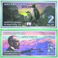 Dinero de la Antártida