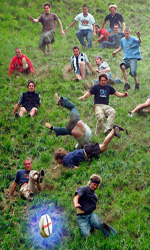 El festival del queso rodante en Gran Bretaña