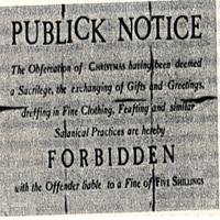 Bando sobre la prohibición de Navidad